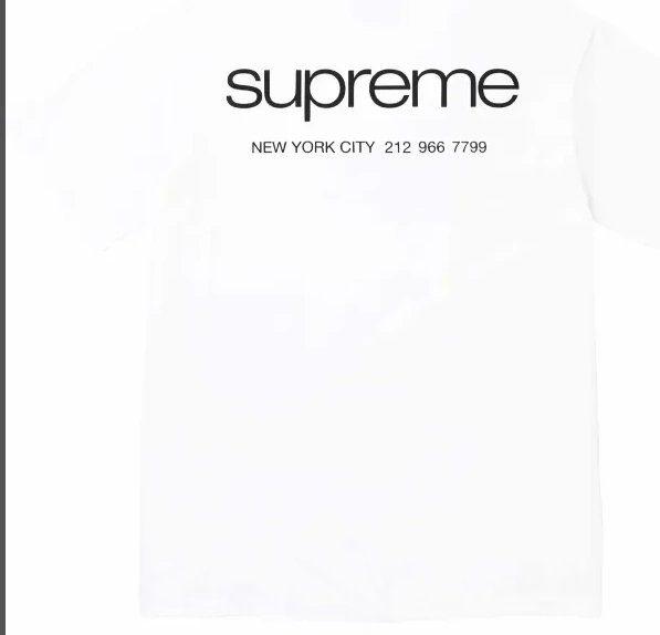 S Black and sleeved NYC XL L Information Store M White Short Tee 23FW 0707